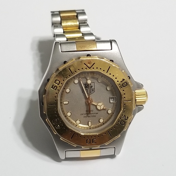 Authentic Tag Heuer two tone Swiss made watch. - Picture 5 of 16